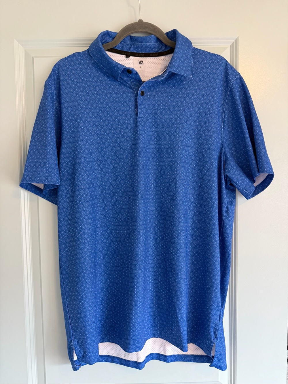 Men's Blue Polo Shirt - Performance golf